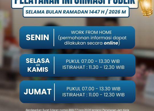 Jadwal Pelayanan Informasi Publik